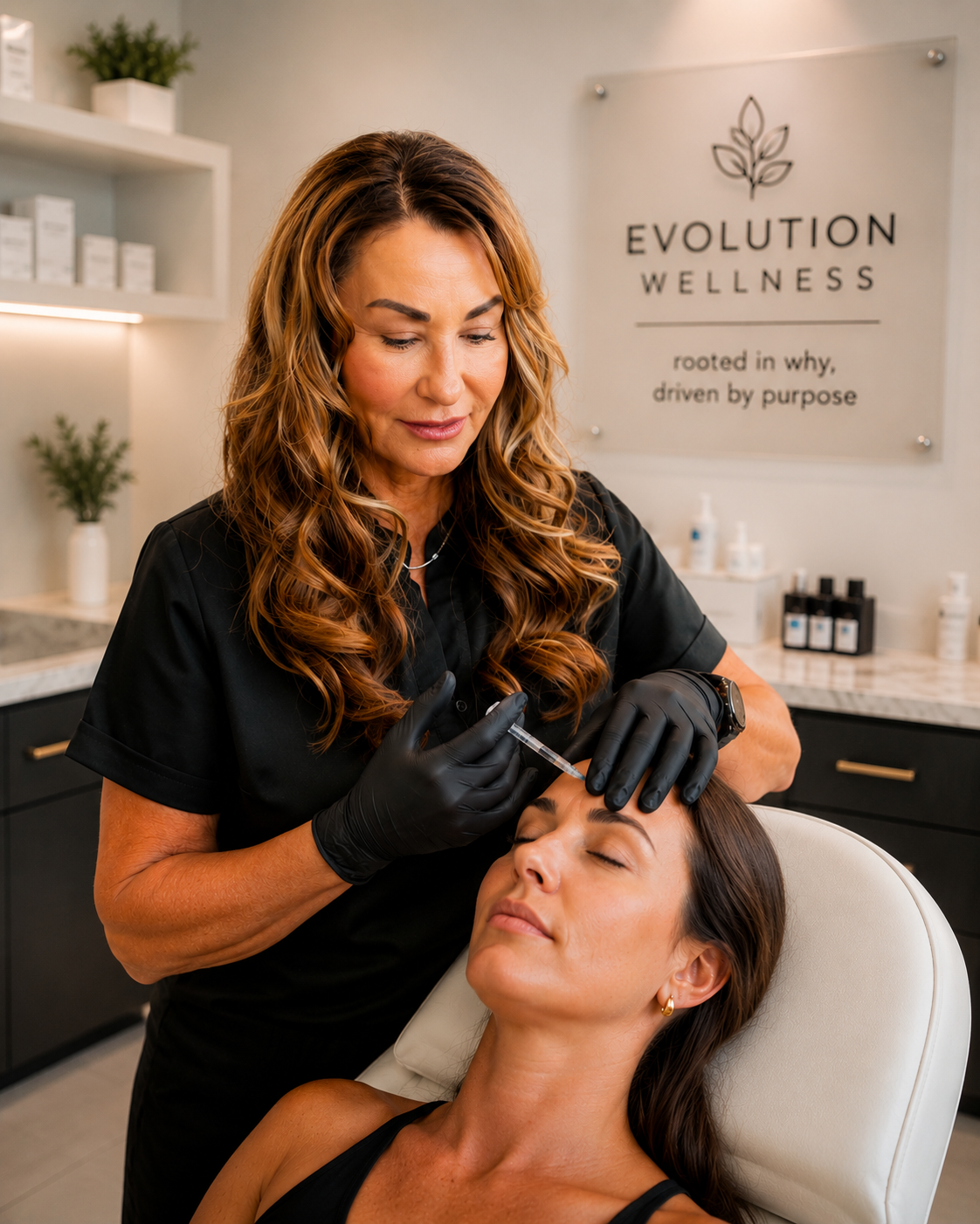 Aesthetic treatment consultation — Evolve Glow™ at Evolution Wellness